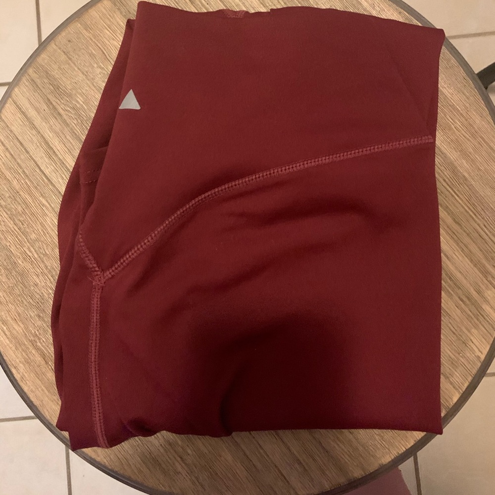 Burgundy Balance athletics leggings Size M